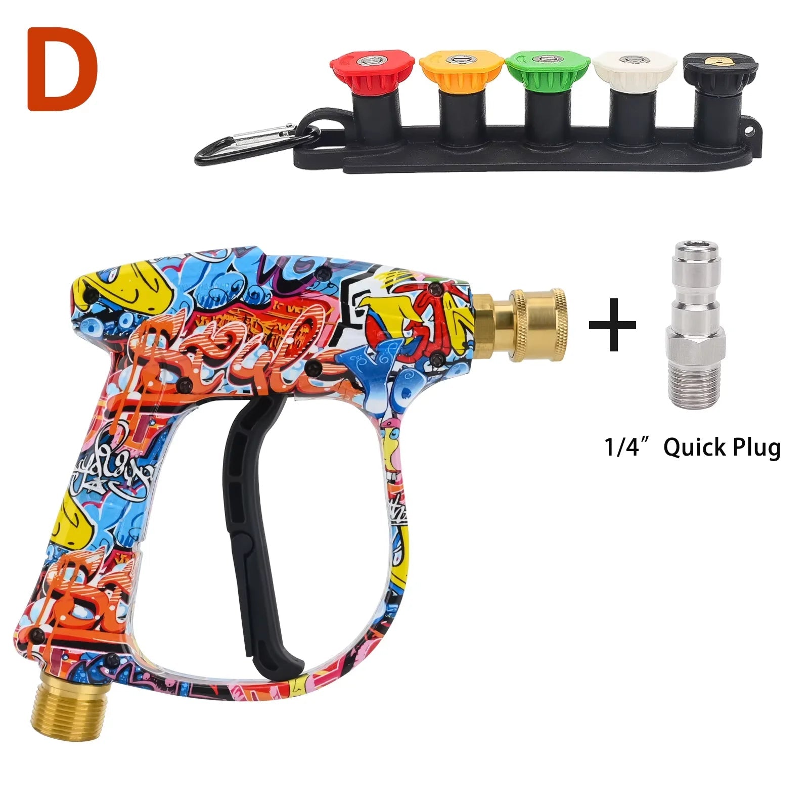 Pressure Washer Water Gun for Car Cleaning Hose Connector For Karcher Nilfisk Parkside Bosch Quick Connector Nozzles CM World