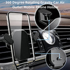 Car Phone Holder Air Vent Clip Mount Mobile Cell Stand Smartphone GPS  for iPhone Samsung Xiaomi For 4.7-6.7 Inch Mobile Devices