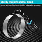 Standard Swivel Oil Filter Wrench, Removal Tool for 3-1/4" to 3-7/8" Filters, Essential Car Repair Accessory Car Mobile World