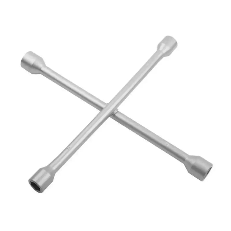 Cross Tire Wrench 14 Inch 45# Carbon Steel Rustproof Socket Tool for Car Roadside Emergency Repair Kit