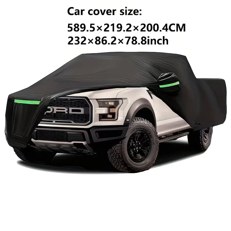 Full Car Cover Waterproof All Weather UV Protection Dust Snow Rain Resistant Auto Protector