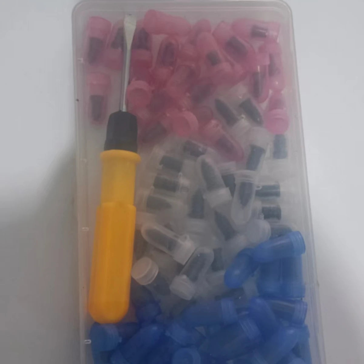 Car Tire Repair Rubber Screws Kit Universal Repair Nails Screw with Screwdriver for Car Motorcycle Tubeless Tyre Puncture Tool