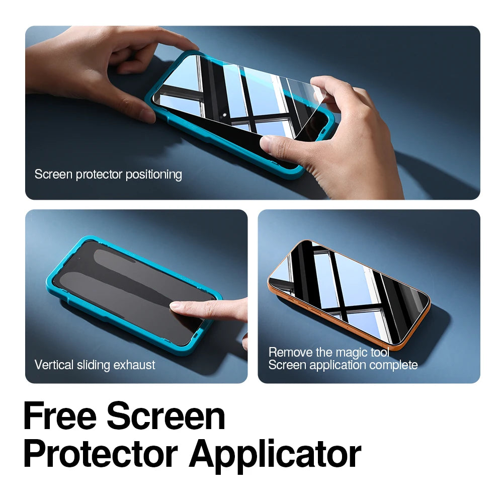SmartDevil HD Tempered Glass Film for iPhone 17 ProMax Privacy Screen Protector for iPhone 17Air 17Pro 16Pro 16 Anti-fingerprint Car Mobile World