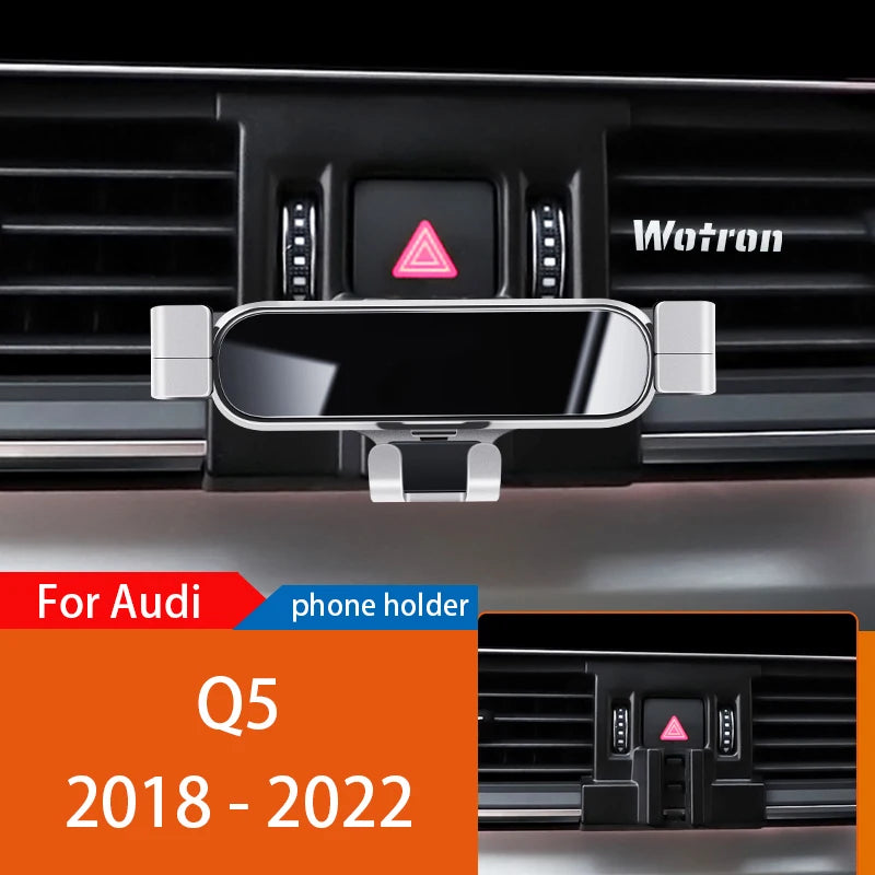 Car Phone Holder Mobile Mount Stand For Audi Q5 8R FY 2010-2023  Adjustable GPS Special Navigation Bracket Accessories CM World