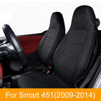 For Smart 451 Fortwo 09-14 Custom Car Seat Covers Protector All-Inclusive Breathable Cushion Season Interior Styling Accessories CM World