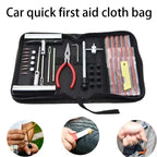 Tyre Repair Kit 45PCS Motorcycle Car Accessories Studding Tool Set Puncture Pug Set Car Tire Repair Tool  Auto Bike Tire Repair CM World