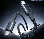 120W Type C to Type C/USB to Type C Super Fast Charging Cable Matte Surface  Data Transfer Speed FOR iPhone Xiaomi Samsung