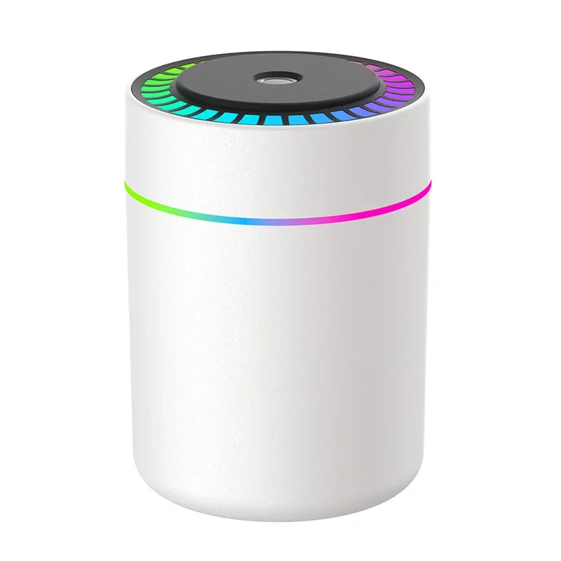 180ML Mini Air Humidifier USB Electric Aroma Diffuser Essential Oil Purifier Aromatherapy Mist Maker Lights For Car Home Bedroom CM World