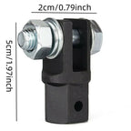 1/2 Inch Scissor Jack Adapter and Socket Adapter for Most Jacks Chrome Vanadium Steel Scissor Jack Adapter Drive Impact Wrench CM World