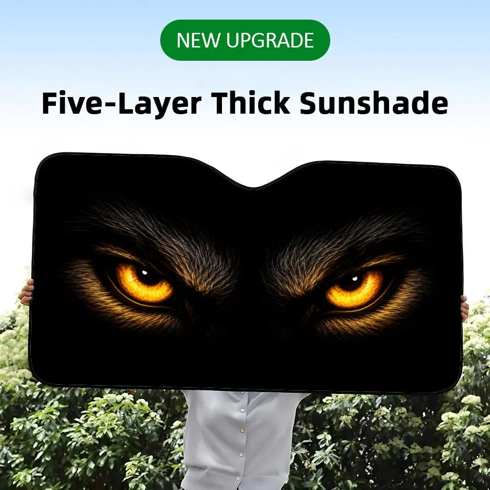 The gaze in the darkness Sun Visor Foldable Universal Car Windshield Sun Shade UV Protection Heat Insulation Foldable Cover