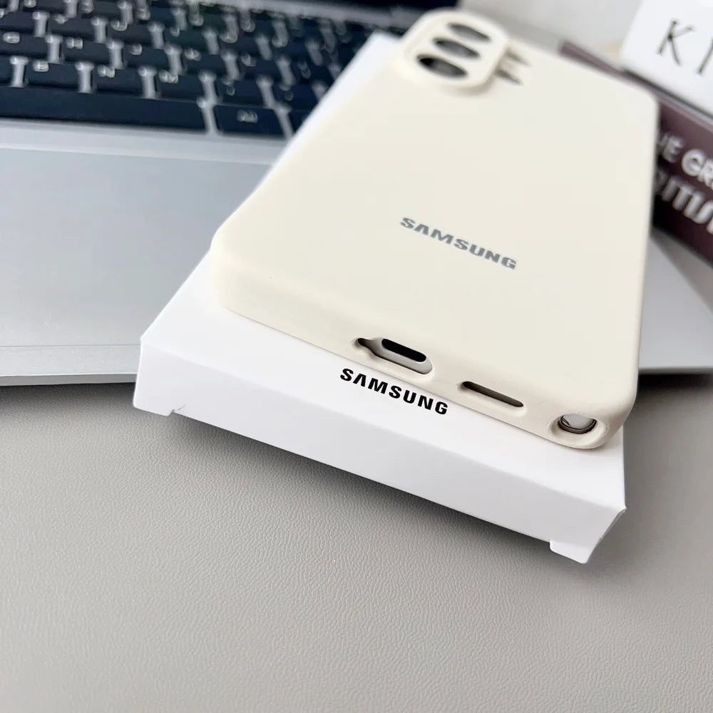 Original For Samsung S26 S25 Ultra S26 Case High Quality Liquid Silicone Cover Samsung S26 S25 Plus S24 Protector Shell & Box