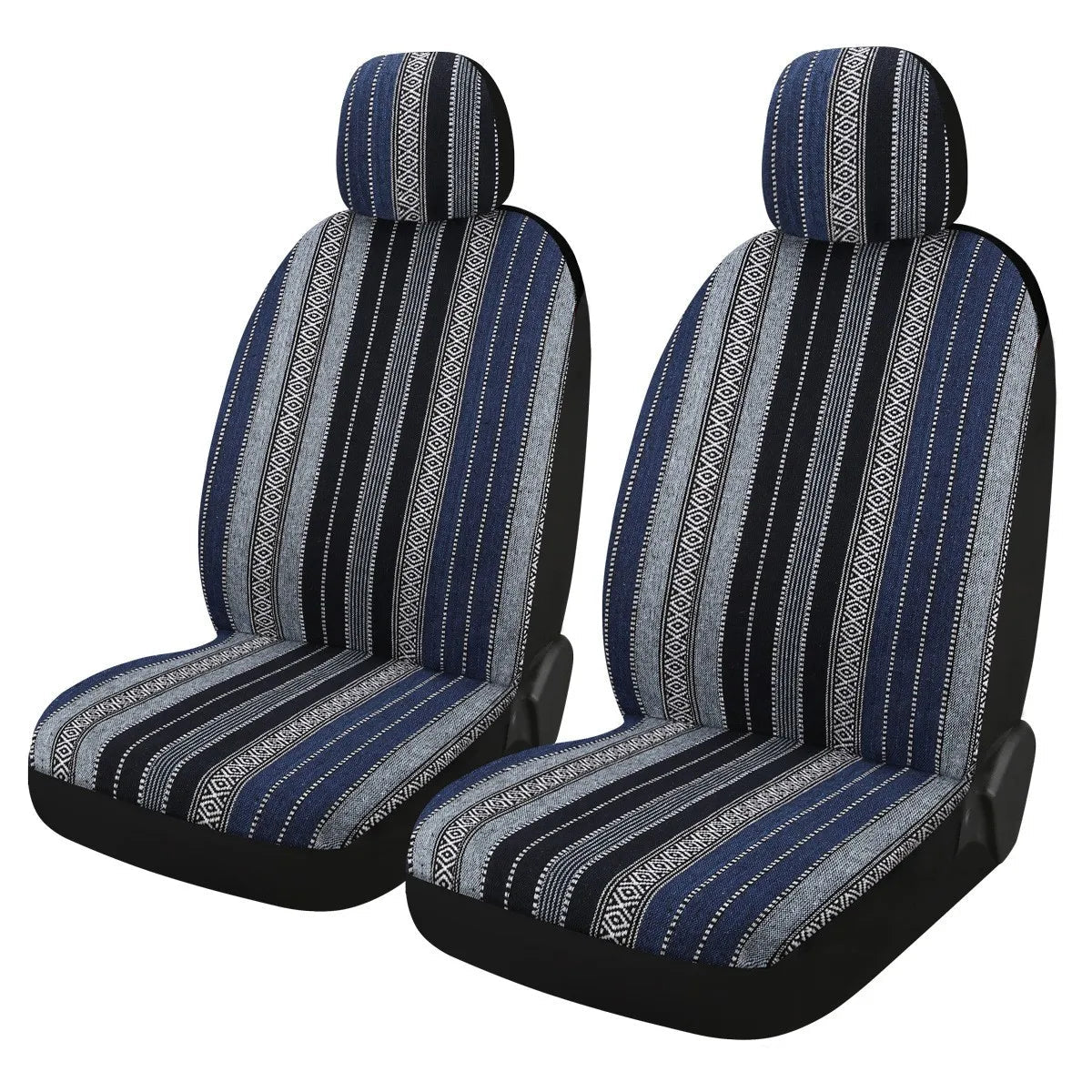 Car Seat Cover Front Set rear Seat covers Washable Breathable Striped Woven Cloth Covers CM World