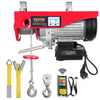 SucceBuy 1320-2200 lbs Wireless Electric Hoist with 40ft Single Cable Lifting Height Steel Wire Winch Garage Warehouse Factory CM World