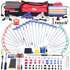 PDR Car Dent Repair Tools Kit LED Line Board Crowbars Rubber Hammer Pump Wedge Dent Removal Lifter Induction Heater Hand Tool Ki