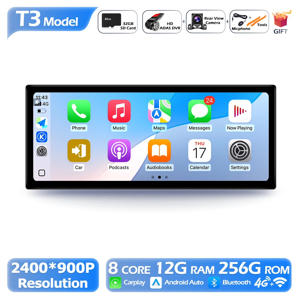 Android OS Bluetooth 12.3 inch For Mazda CX-5 2018 Car Radio Multimedia Video Player Navigation GPS Auto Carplay WIFI 2400*900P