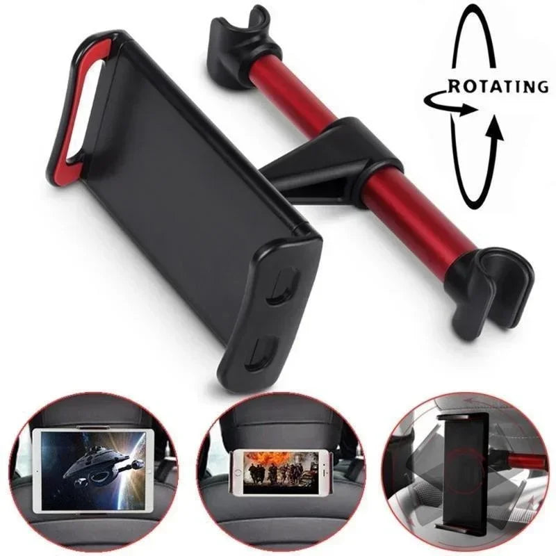 Car Seat Back Tablet Holder Rear Pillow Phone Tablet Stand Headrest Mounting Bracket Support for 4-11 Inch Phone Pad Tablets CM World