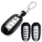 For Infiniti Q50 Q60 QX50 QX55 QX60 Carbon Fiber Car Remote Key Fob Case Chain Cover Holder Protect Accessories CM World