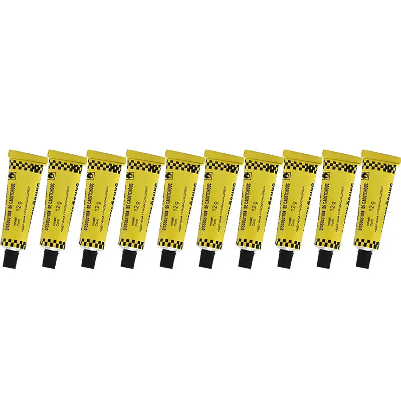 1-20pcs Automobile Tire Repairing Glue Inner Tube Puncture Kit Repair Cement Rubber Cold Patch Solution Motorcycle Bicycle