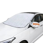 Winter Car Windshield Snow Guard, Outdoor Snow Protection Car Cover for Winter and Summer Sunshade, Easy to Install Car Mobile World