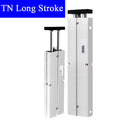 Pneuamtic Double Rod Pneumatic Piston Air Cylinder TN10x300 16x200 20x400 Long Stroke 200mm To 500mm