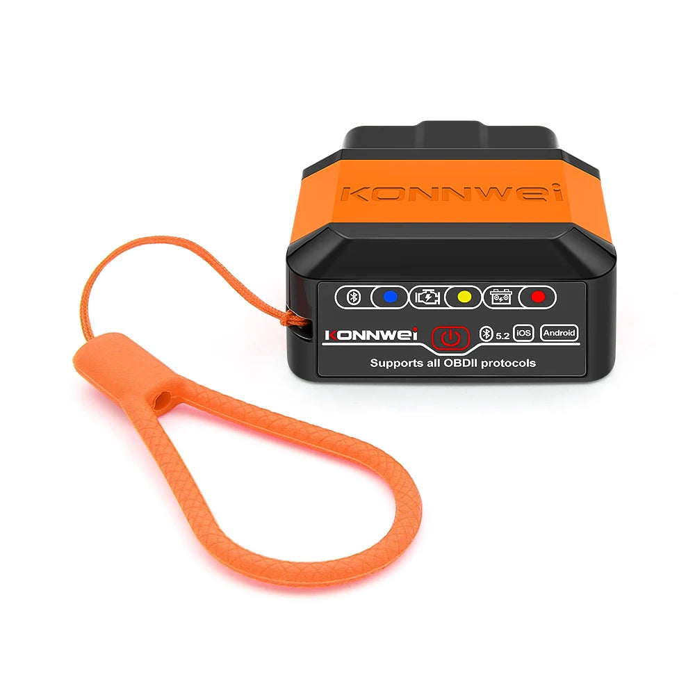 2026 KONNWEI KW905 ELM327 V1.5 Bluetooth 5.2 Professional Car OBD2 Scanner for Android/IOS Code Reader Diagnostic Tool