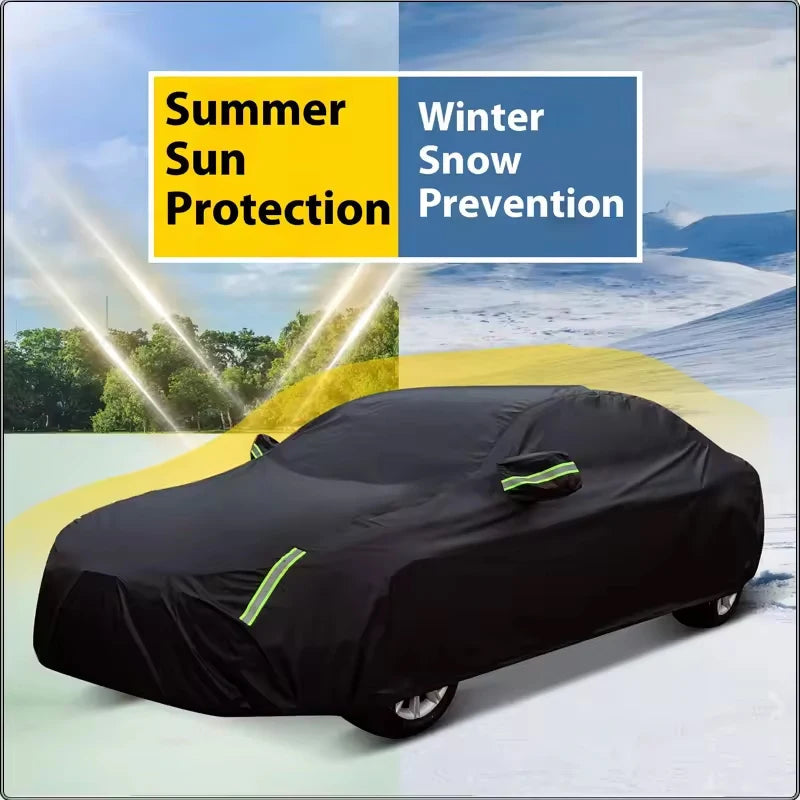 Full Car Cover for Ferrari Roma Outdoor Use - Waterproof Snowproof Sunshade, Winter & Summer Auto Protection Accessories CM World