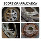 Car Wheel Cleaner Alloy Rim Cleaner Spray Remove Brake Dust Rust & Stains No Scratch Formula Polish Protect for All Wheels 120ml CM World