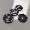 4pcs fiat Abarth 3D Logo Car Emblems 56mm/60mm Wheel Center Hub Caps Dust-Proof Rim Refit Badges Sticker Styling Accessories