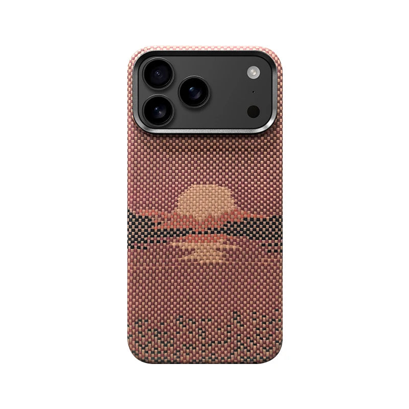 Ultra Slim Real Aramid Kevlar Carbon Fiber Business Case For IPhone 17 Air Pro Max Magnetic Charging Shockproof Protective Cover Car Mobile World