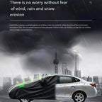 For fit Audi A5 Outdoor Protection Full Car Covers 210T Snow Cover Sunshade Waterproof Dustproof Exterior Car cover Black