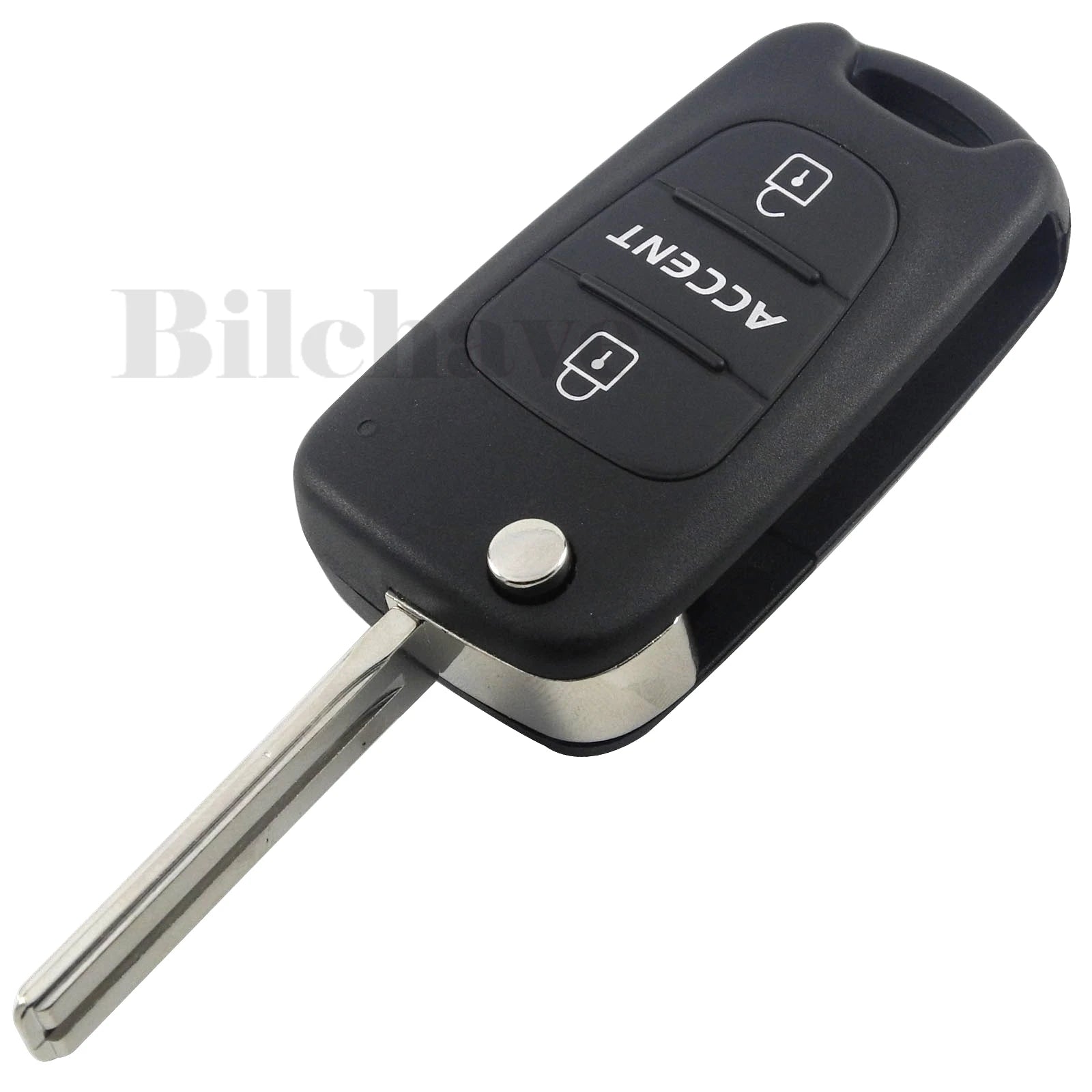 jingyuqin Flip Folding Remote Key Shell 3 Buttons Fob For Hyundai Accent Keyless Entry Cover Car Alarm Housing HY18 TOY40 Blade CM World