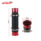 76MM Car Cold Air Turbo Intake Inlet Pipe Adjustable Flexible Duct Tube Hose Cold Feed Duct Pipe CM World