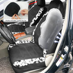 AUTOKING Cow Print Leather Seat Covers Fit For Most Car SUV Truck Van Universal Car Seat Covers Car Accessories Interior CM World