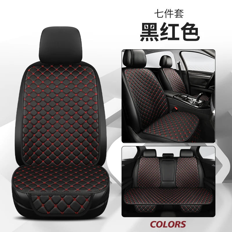 Comfortable Napi Four Seasons Universal Seat Cushion Car Seat Cushion Star Embroidered Back Row Anti slip Five seater CM World