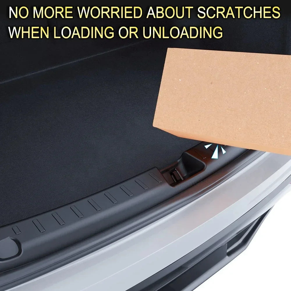 Rear Trunk Bumper Protector Guard For Tesla Model Y Juniper Launch Accessories 2025 Trunk Mat Threshold Sill Cover Pad Plate CM World