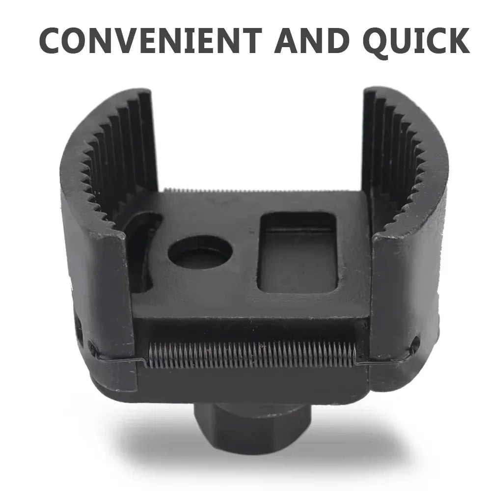 Universal Adjustable Two-Jaws Oil Filter Wrench 60-80mm Steel Remover Fuel Cast Black for Auto Car Motorcycle Maintenance Car Mobile World