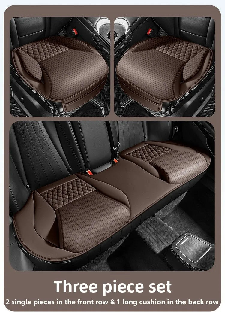 Universal Ergonomic Car Seat Cover Built-in 6cm Lumbar Support and Leg Bolster Breathable SUV Sedan Cushion Car Seat Protection