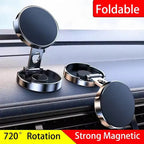 Strong Magnetic Mobile Phone Stand 720° Foldable Round Bracket Car Holder Support for Universal Phones Mount Holders In Car CM World