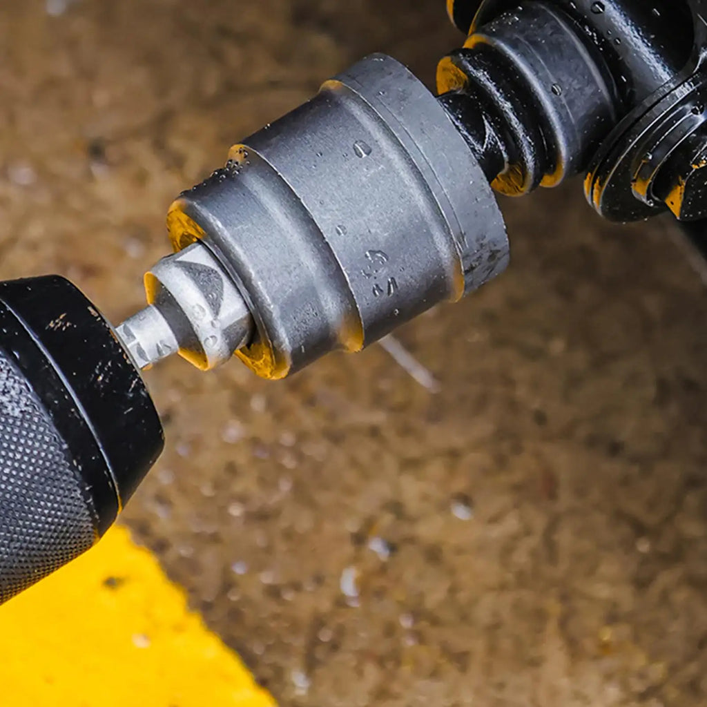 Universal Scissor Car Jack Adapter Rv Stabilizer Jack Drill Adapter Car Disassemble Tool Steel Ball Joint Rod Impact Wrench Tool CM World
