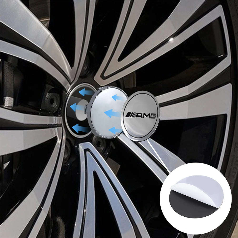 4Pcs 60/63/68mm Car Wheel Center Hub Cap For Mercedes Benz AMG W212 W204 W211 W168 W213 W124 A180 W212 E220 W204 W206 W211 W164 CM World