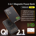 Magnetic Wireless Powerbank Qi 2.1 USB-C Fast Charging External Battery for iPhone 12-17 Pro Airpods Apple Watch Xiaomi 10000mAh Car Mobile World