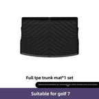 For 14-20 Volkswagen Golf 7 Floor Mats Waterproof Non-slip Eco-friendly TPE Car Floor Mats Back Trunk Mats