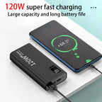 VIVO 2026 Large Capacity 500000mAh Powerbank 120W Fast Charging LEDPower Bank Portable Battery Charger Supply For Iphone Samsung Car Mobile World