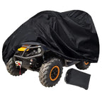 Heavy Duty ATV Cover Waterproof Windproof 4 Wheeler Quad Bike Storage Cover Black All Weather Protection Car Quad Covers Car Mobile World