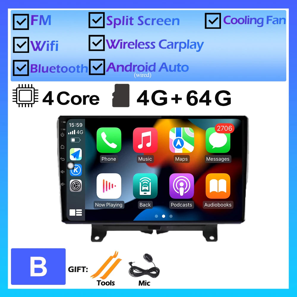 Android OS Car Radio Multimedia Player For Land Rover Range Sport 2005 - 2011 Wireless Carplay GPS Navigation Car Accessories 4G CM World