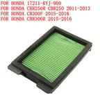 Motorcycle Engine Intake Air Cleaner Filter For Honda Moto CB300F CBR300R CBR250R CBR250 2015-2016 CBR 300 250 F R 17211-KYJ-900 CM World