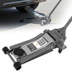 3T Dual Pumps Hydraulic Lift with Big Wheels Adjustable Off Road Jack Rust Proof For Small Cars & Trucks CM World