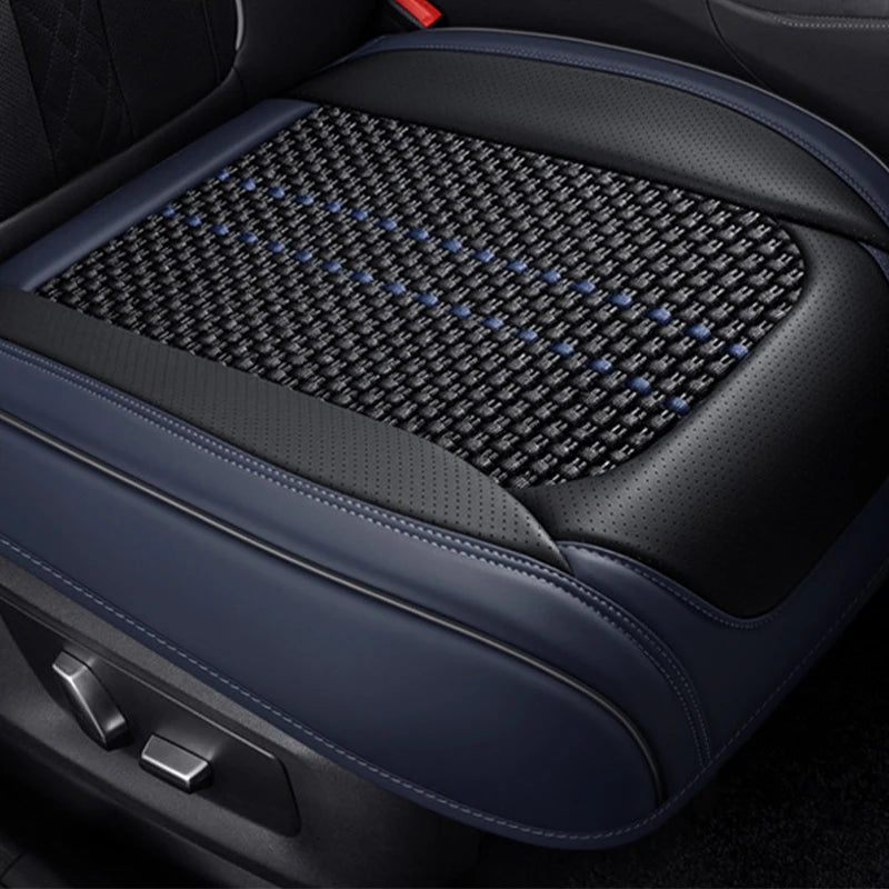 Luxury Car Front Seat Cover Fully Surround Car Seat Cushion Breathable Leather Auto Cushion Interior Four Seasons Universal