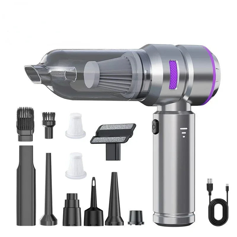 Car Vacuum Cleaner High Power Portable Handheld Wireless Brushless Motor Cleaning Machine Powerful Air Duster for Home Appliance CM World