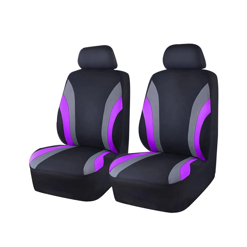 Polyester Fabric Car Seat Covers Rear Seat Backest With 3 Zipper Can Split Universal Size Seat Covers Fit For Most Car SUV Truck